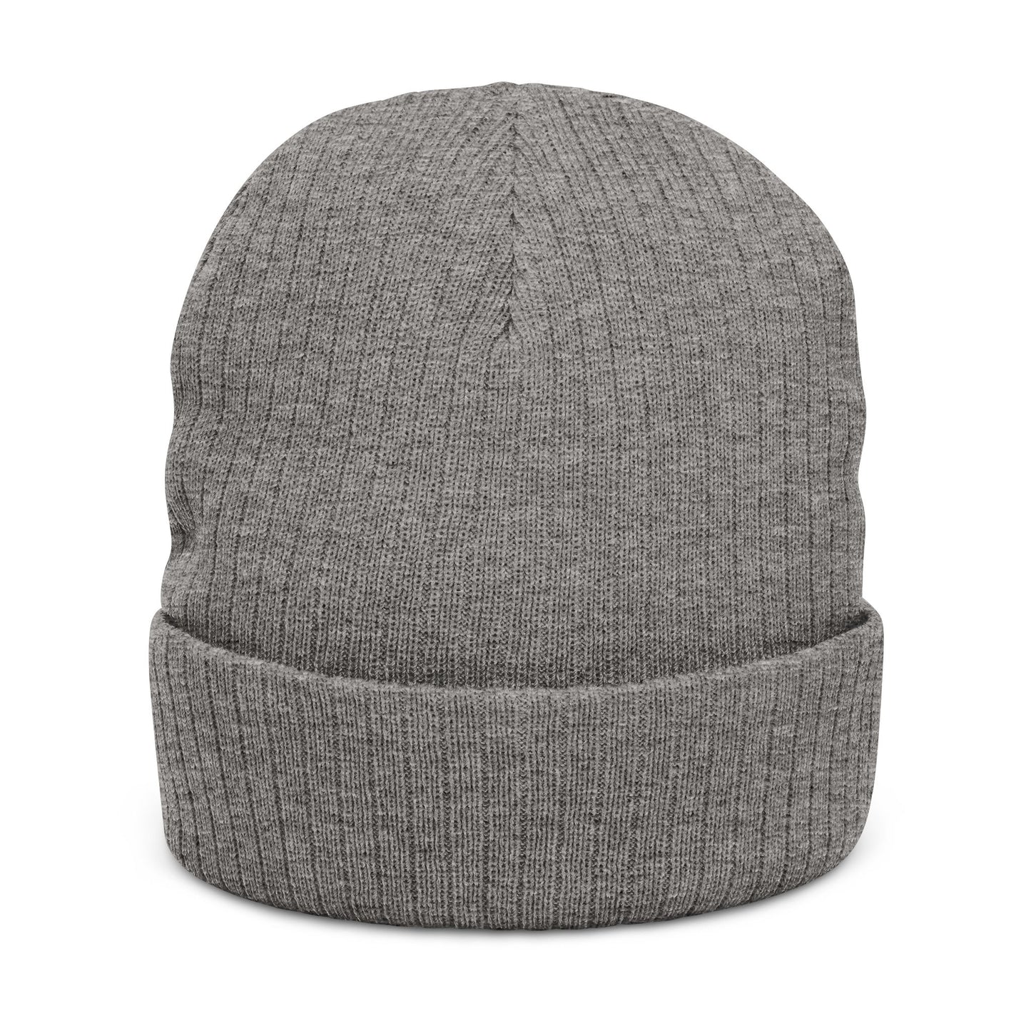Embroidered Faith & Blood Beanie - Gray