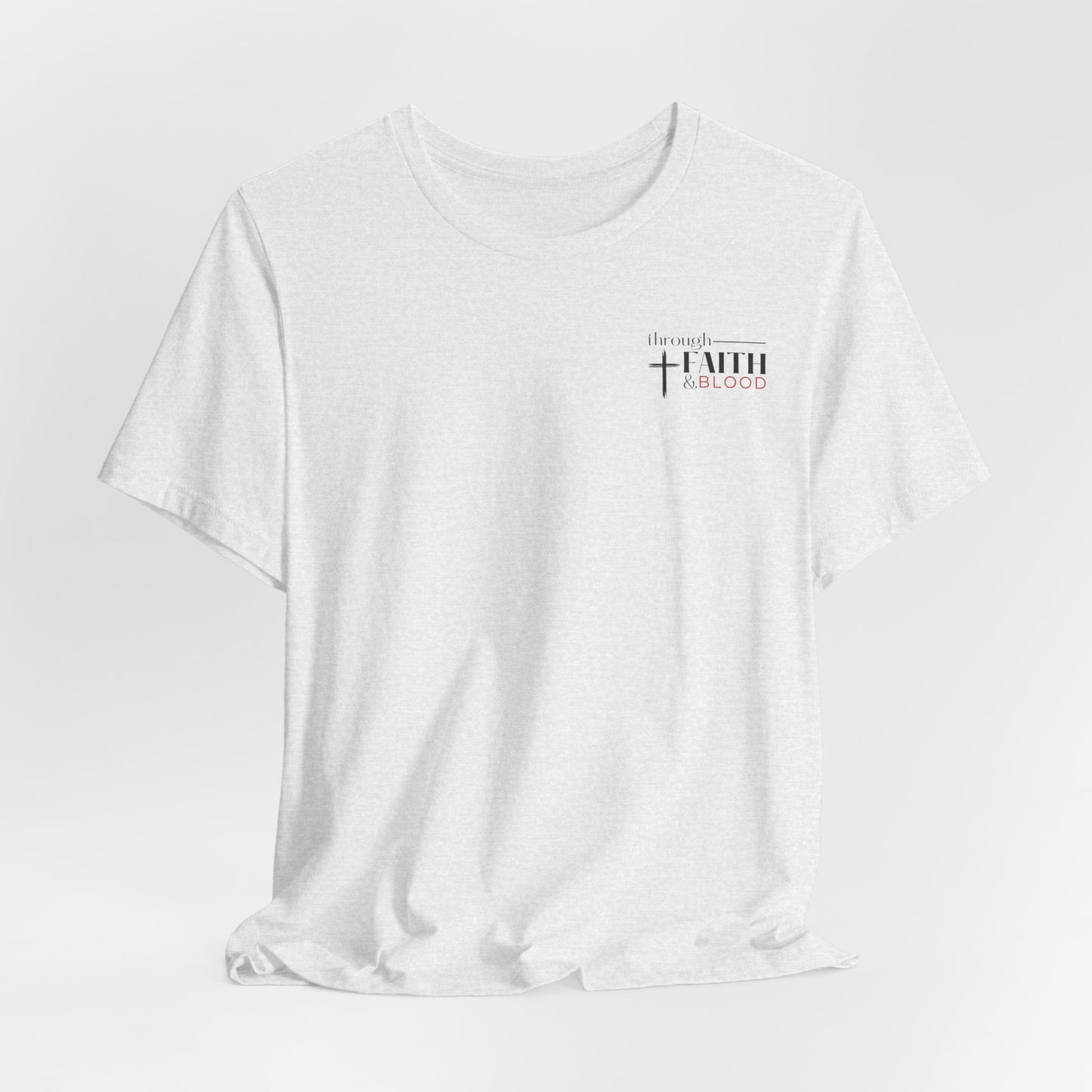 Unashamed Romans 1:16 Tee | Cross logo Christian faith shirt