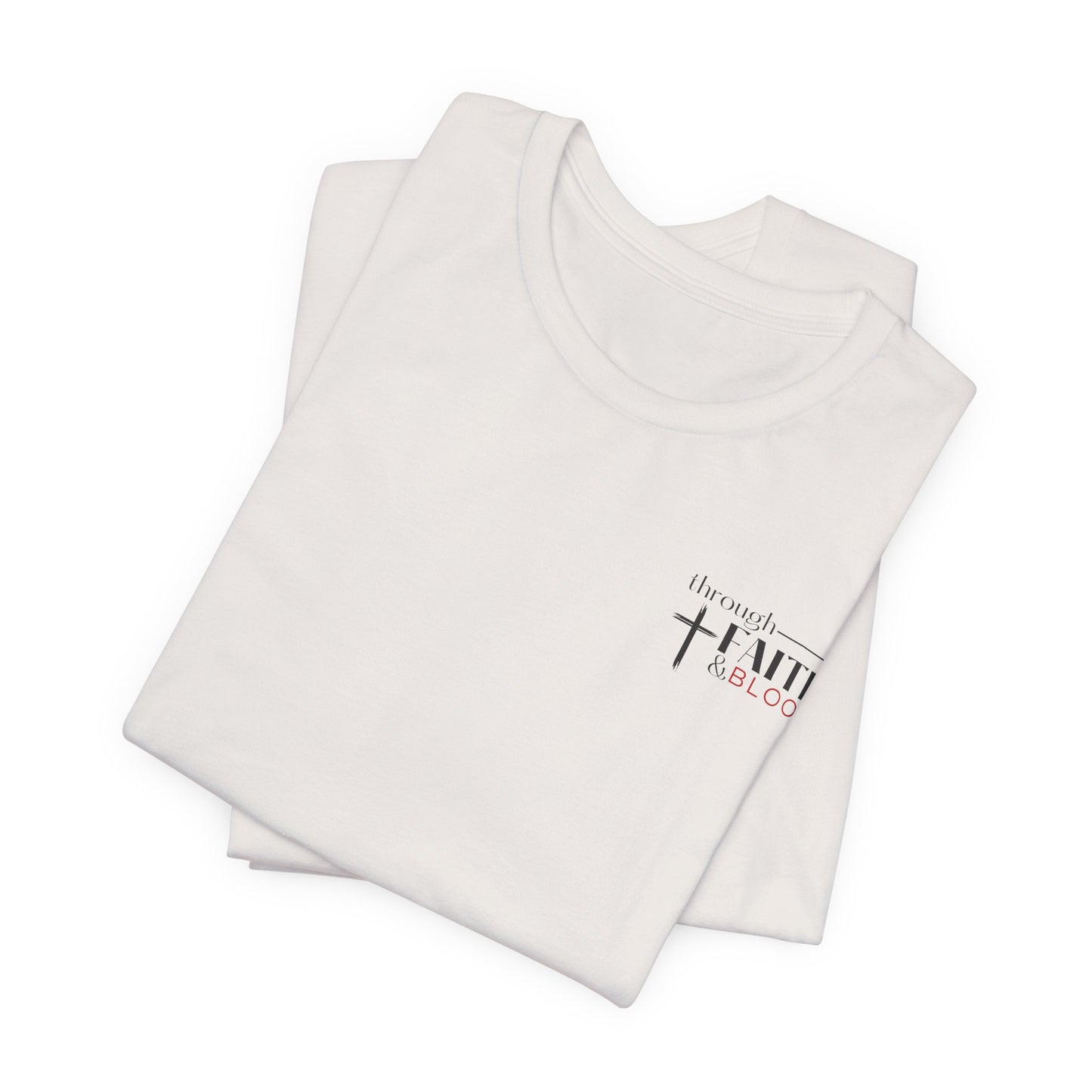 Unashamed Romans 1:16 Tee | Cross logo Christian faith shirt