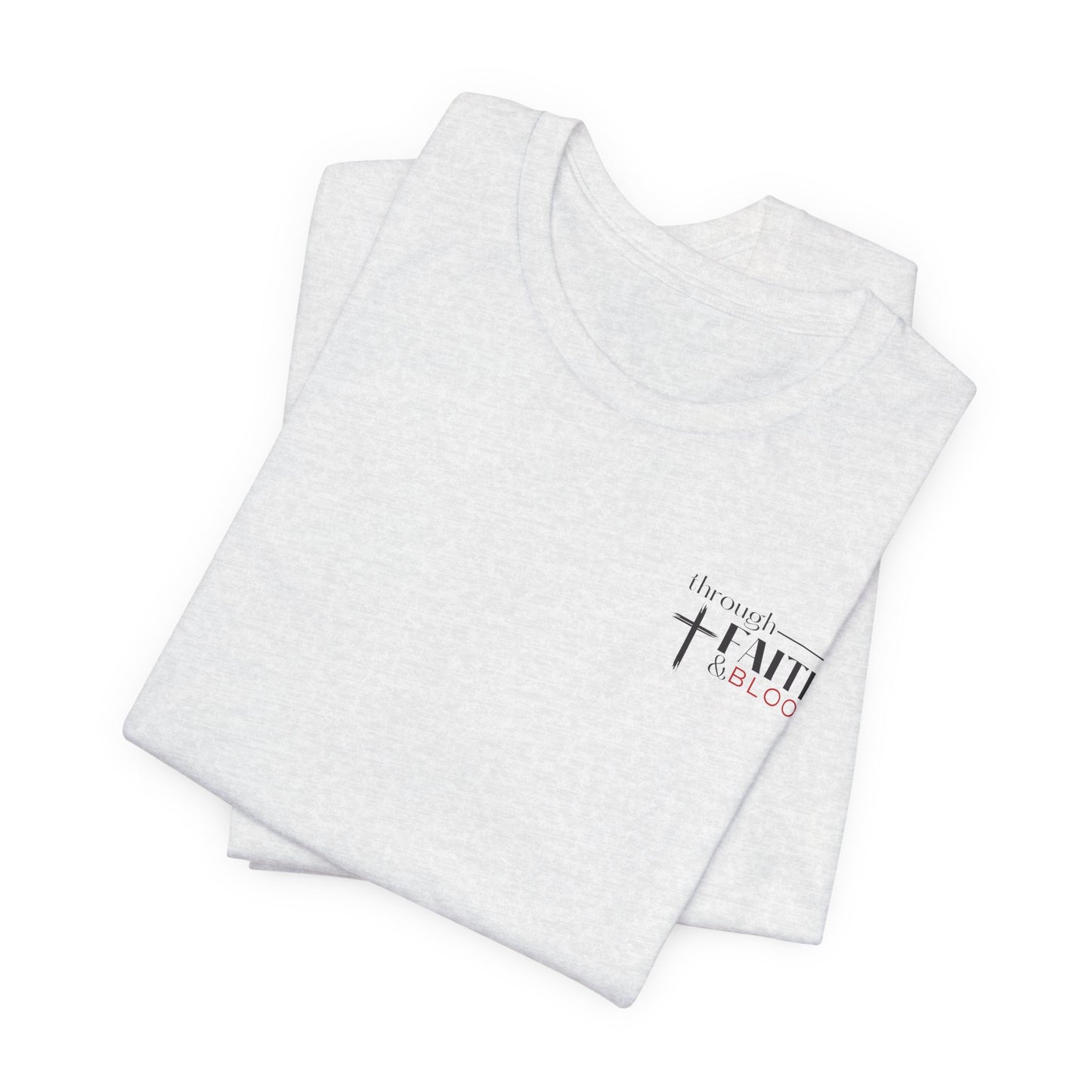 Unashamed Romans 1:16 Tee | Cross logo Christian faith shirt